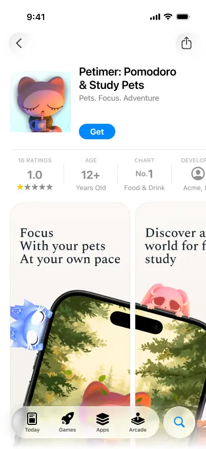 ASO Before storefront screenshot